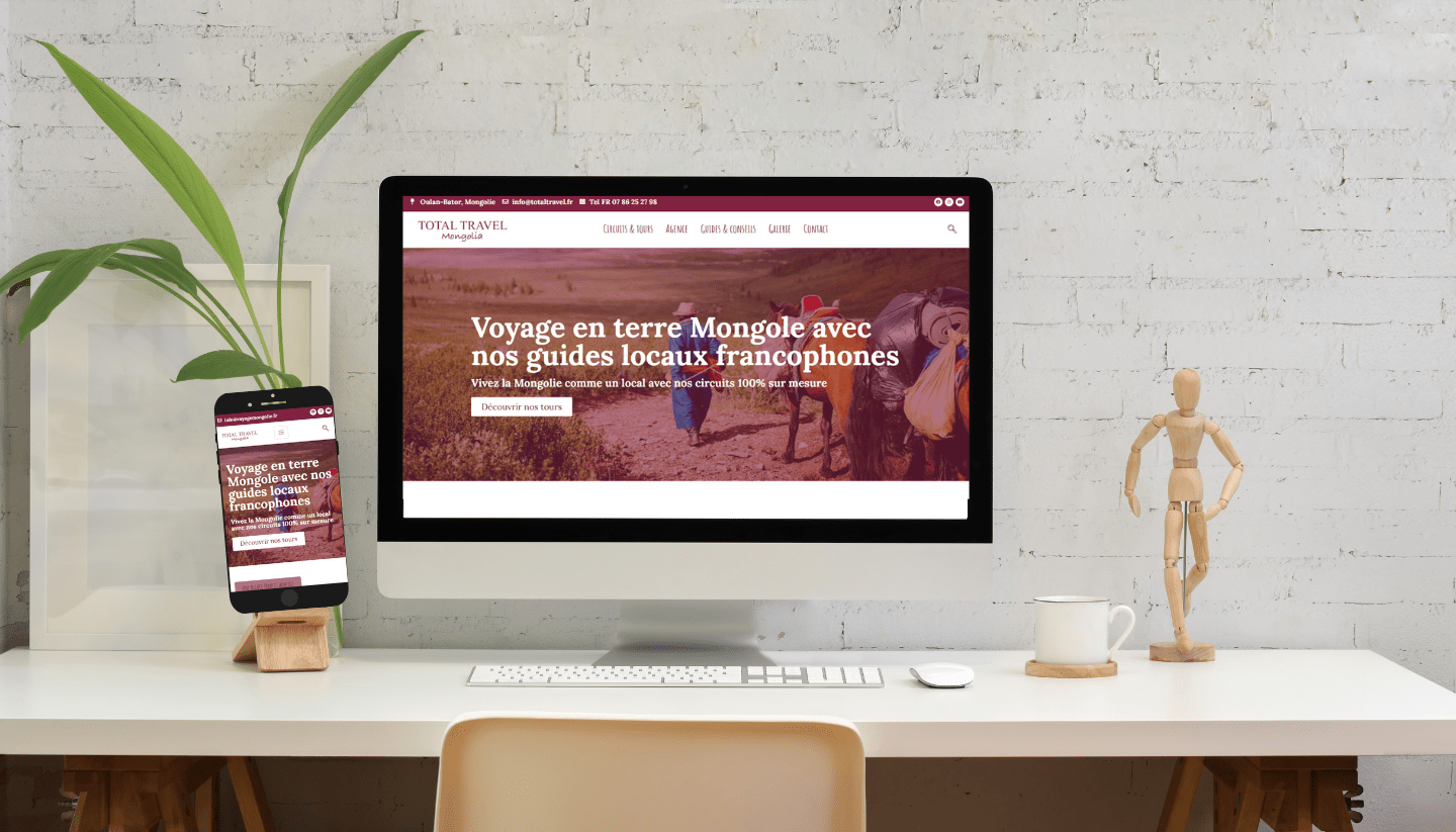 Total Travel SARL @Ulaanbaatar (MN) - Site internet